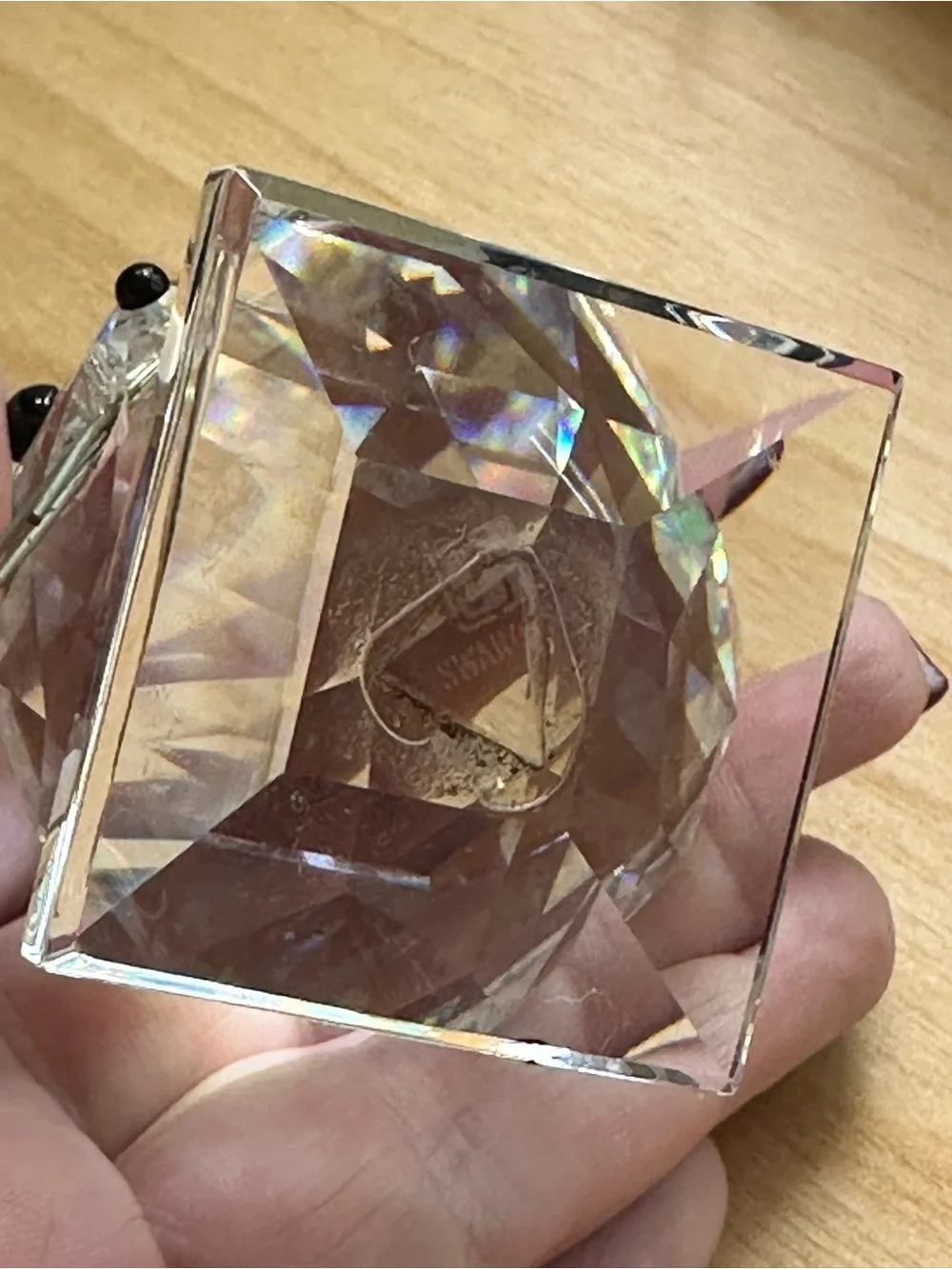 Swarovski Crystal Mouse **Missing Tail**
